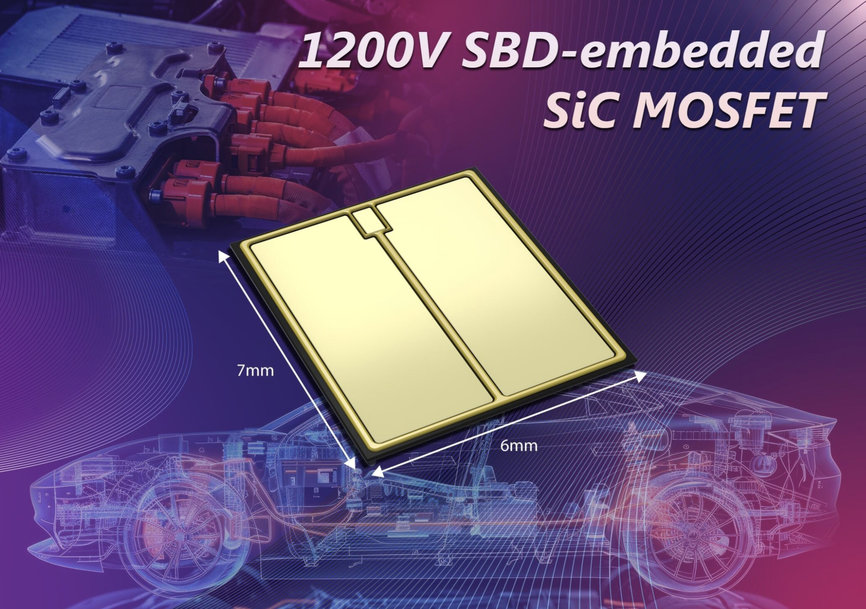 Toshiba livre les premiers échantillons de MOSFET SiC 1200 V sous forme de puce nue